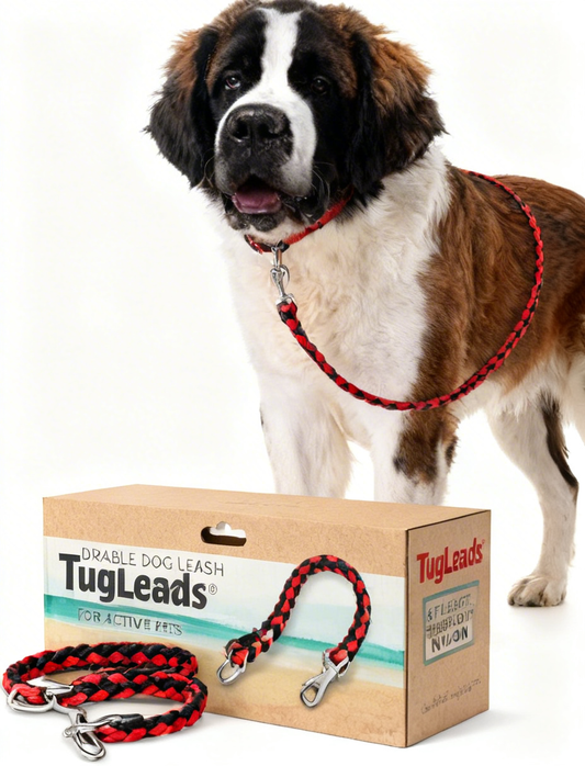 TugLeads® Tug-War Champion Dog Leash – Transform Boring Walks Into Epic Play Battles | Durable Rope Leash for Zoomies-Loving Pups & Dogs