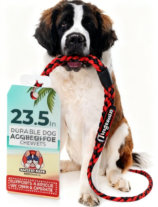 TugLeads® "Pup Power Unleashed" Tug-Proof Heavy-Duty Dog Leash – Built for Zoomies, Tug Wars & All Your Dog’s Wildest Adventures!